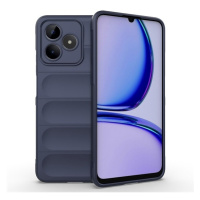 Realme C53 / Narzo N53, silikónové puzdro, stredne odolné proti nárazu, 3D vzor, tmavomodré