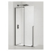 Sprchová zástena walk-in 140 cm SAT Xmotion PVD Gun metal SATBWIXM140GM