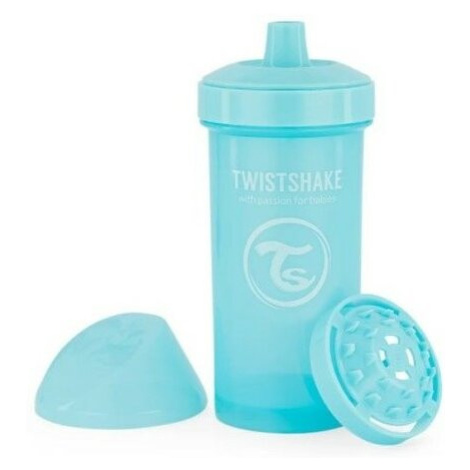 Twistshake Netečúca fľaša s náustkom 360 ml 12 m+, modrá