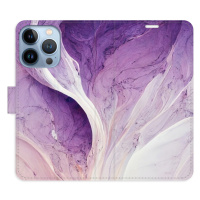 Flipové puzdro iSaprio - Purple Paint - iPhone 13 Pro