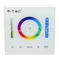 Dotykový SMART ovládac pre LED pásiky (RGBW) s ovládaním cez WiFi VT-2433 (V-TAC)