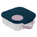 B.BOX Olovrantový box stredný indigo/ružový 1 l