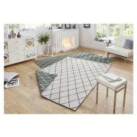 Kusový koberec Twin-Wendeteppiche 103117 grün creme Rozmery koberca: 80x350