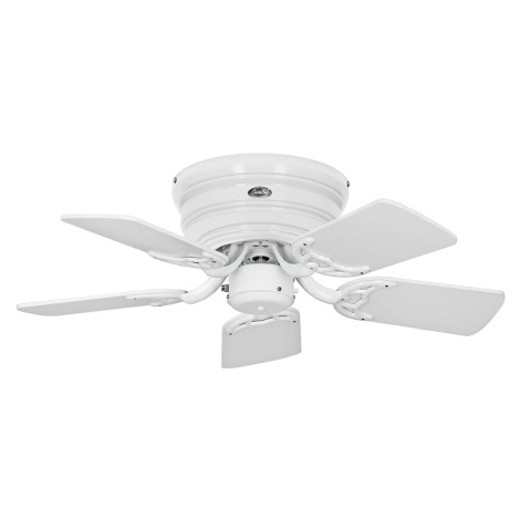 Stropný ventilátor Classic Flat III biely Ø 75 cm