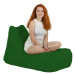 Zelený sedací vak Trendy – Floriane Garden
