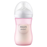 PHILIPS AVENT Fľaša Natural Response 260ml, 1m+ ružová