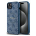 Kryt Guess GUHMP15MG4GFRB iPhone 15 Plus 6.7" blue hardcase 4G Collection Leather Metal Logo Mag