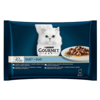GOURMET PERLE cat Multipack duo losos&treska kapsičky pre mačky 4x85g