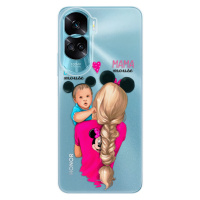 Odolné silikónové puzdro iSaprio - Mama Mouse Blonde and Boy - Honor 90 Lite 5G
