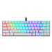 Herná klávesnica Mechanical gaming keyboard Motospeed CK67 RGB (white)