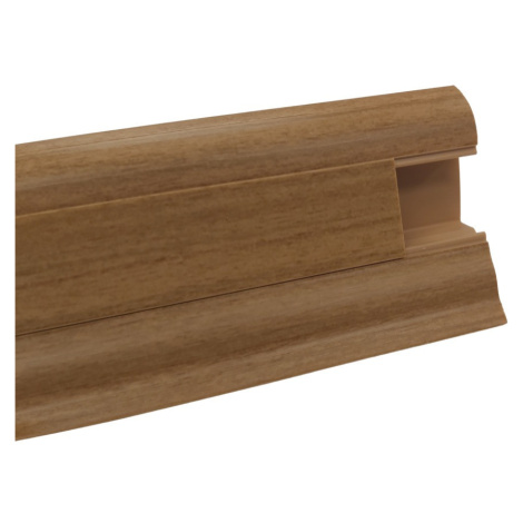 DOPRODEJ: Soklová podlahová lišta SLK50 W185 Akát zlatý 2,5 m, 2500x50x25 mm, hnědá, Döllken