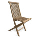 Marimex | Záhradná skladacia stolička Clasic - teak | 11640011