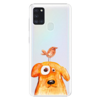 Plastové puzdro iSaprio - Dog And Bird - Samsung Galaxy A21s