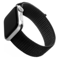 FIXED Nylon Strap nylonový opasok pre Apple Watch 42/44/45mm čierny