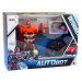 Auto Robot Transformátor 2v1 Pilot R/C diaľkové ovládanie oranžová