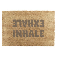 Rohožka z kokosového vlákna 60x90 cm Inhale Exhale – Artsy Doormats