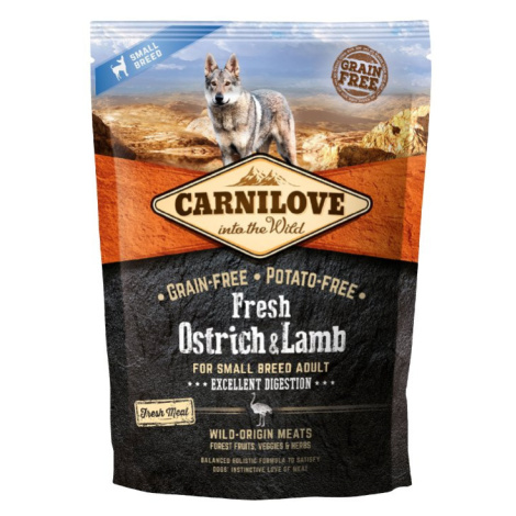 Carnilove Dog Fresh Ostrich & Lamb for small breed 1,5 kg