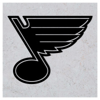 Hokejové logo z dreva - St. Louis Blues