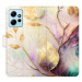 Flipové puzdro iSaprio - Gold Leaves 02 - Xiaomi Redmi Note 12 5G