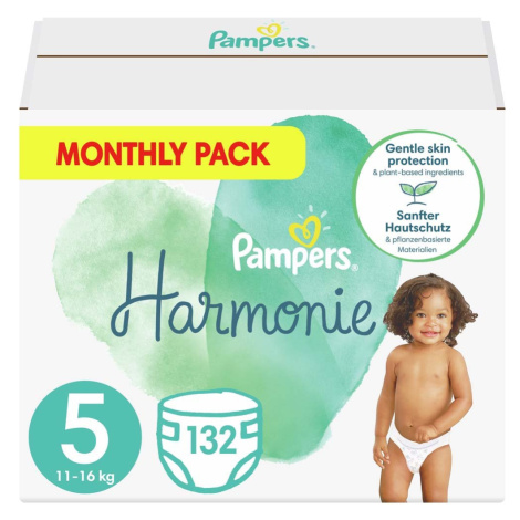 PAMPERS Harmonie Veľkosť 5, 132 ks, 11-16  kg