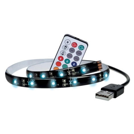 LED RGB pásek pro TV, 2x 50cm, USB, vypínač, dálkový ovladač WM504 Donoci