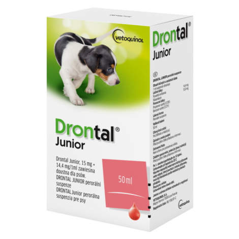 DRONTAL Junior perorálna suspenzia pre psov 50 ml