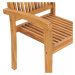 Záhradná jedálenská stolička 2 ks teakové drevo Dekorhome,Záhradná jedálenská stolička 2 ks teak