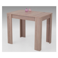 Jedálenský stôl Eva, 90x60 cm, dub sonoma, rozkladací%