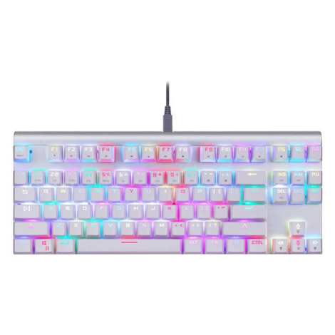 Herná klávesnica Mechanical gaming keyboard Motospeed CK101 RGB white (6953460597358)