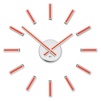 Dizajnové nalepovacie hodiny Future Time FT9400RD Modular red 40cm