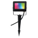 Megatron reflektor s hrotom do zeme ispot® RGB-W