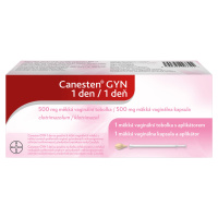 CANESTEN GYN 1 deň 500 mg, mäkká vaginálna kapsula 1 ks