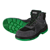 PARKSIDE® Pánska kožená bezpečnostná obuv S3 (41, sivá/zelená)