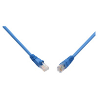 Patch kabel CAT6 UTP PVC 5m modrý snag-proof C6-114BU-5MB