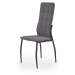 HALMAR K334 jedálenská stolička sivá / čierna