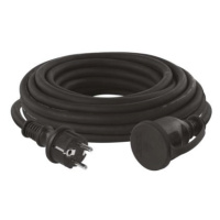 Venkovní prodlužovací kabel s 1 zásuvkou ZANE 10 m černý