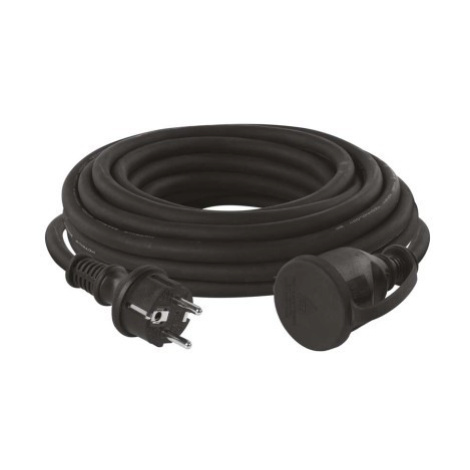 Venkovní prodlužovací kabel s 1 zásuvkou ZANE 10 m černý EMOS