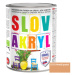 SLOVAKRYL - Univerzálna vodou riediteľná farba 0,75 kg 0210 - hnedý pastel