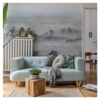 VLADILA Foggy Landscape Pastels - tapeta