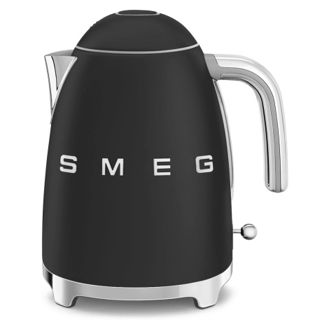 Smeg KLF03BLMEU, rýchlovarná kanvica, 1, 7 l, (7 šálok), 2400 W, štýl 50. rokov, matná čierna