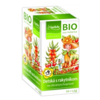 APOTHEKE Bio Selection detský čaj s rakytníkom 20 x 1.5 g