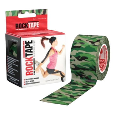 ROCKTAPE Dizajn kinesiologický tejp, maskovaná zelená 5 m