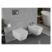 MEXEN/S - MARGO závesná WC misa vrátane sedátka s slow-slim, duroplast, biela 30420900