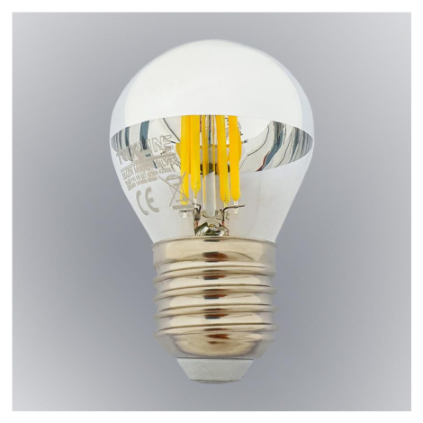 Žiarovka FL LED P45 5W E27 4200K Half Silver MERKURY MARKET