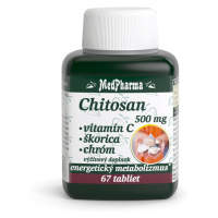 MEDPHARMA Chitosan 500 mg s vitamínom C 67 tabliet