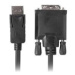 LANBERG pripojovací kábel DisplayPort 1.2 na DVI-D (24+1), M/M, dĺžka 1,8m, dual link, čierny
