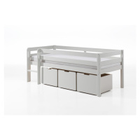Biele zásuvky pod detskú posteľ 3 ks Pino – Vipack