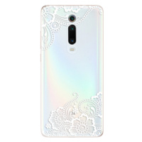 Odolné silikónové puzdro iSaprio - White Lace 02 - Xiaomi Mi 9T Pro