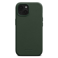 Woolnut Leather Case for iPhone 15 - Green