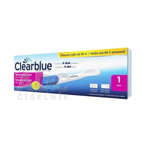 Tehotenský test Clearblue Ultra včasný